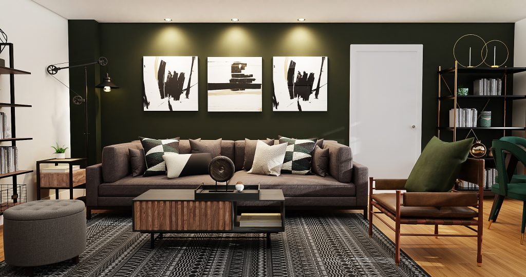 Penggunaan Nada Tanah Pada Desain Interior Ruang Tamu