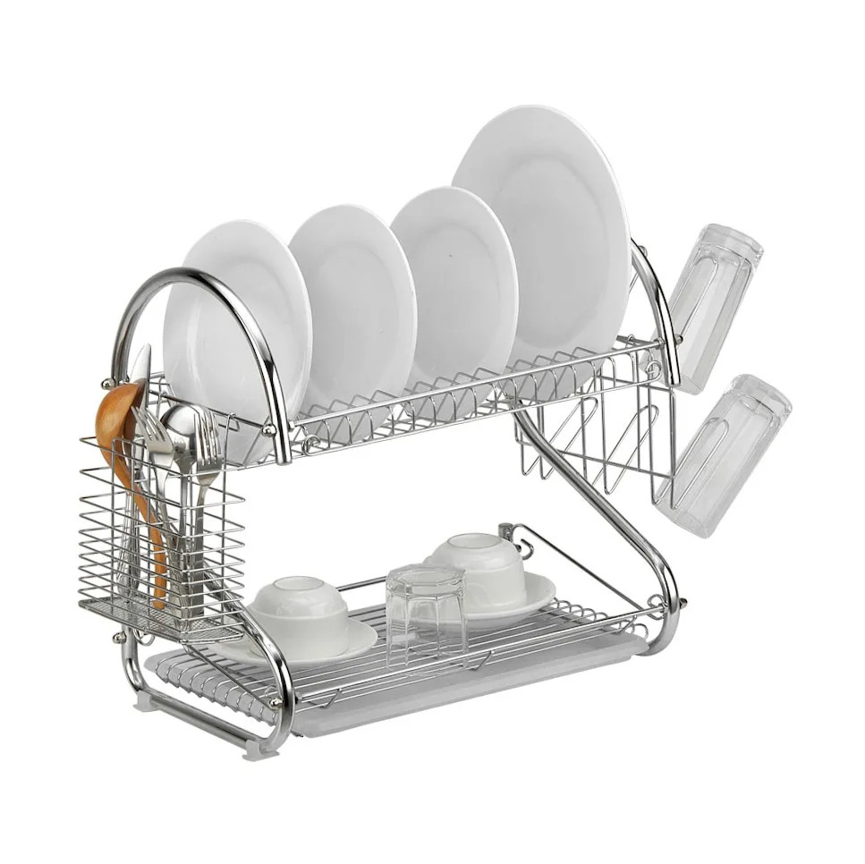 Rak cuci piring dua tingkat Selma