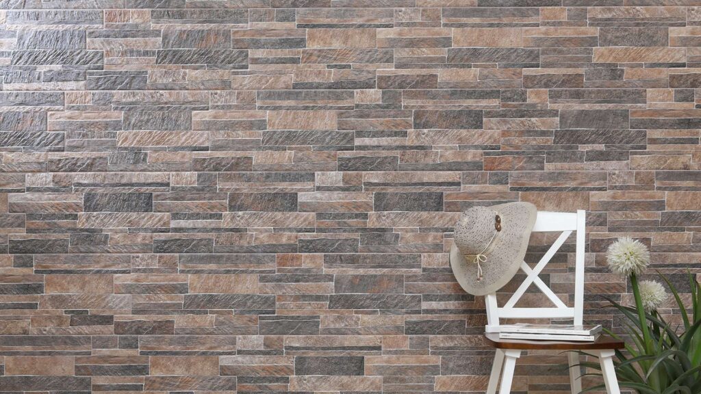 Keramik motif batu alam Roman