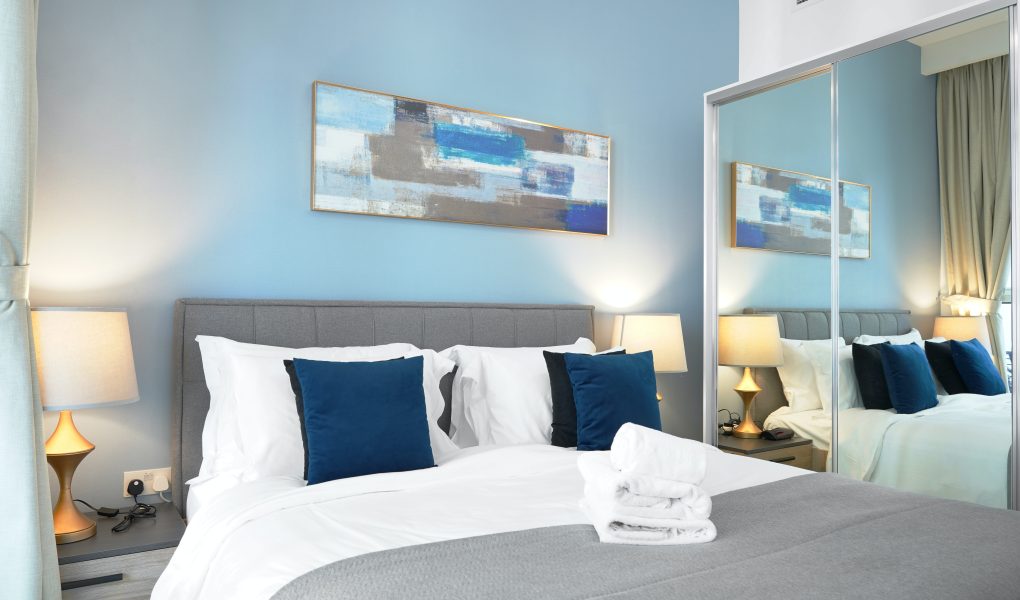 Inspirasi Cat Kamar Tidur Warna Biru