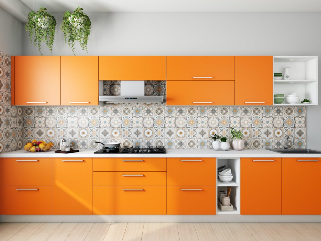 Kitchen Set Berwarna Terang