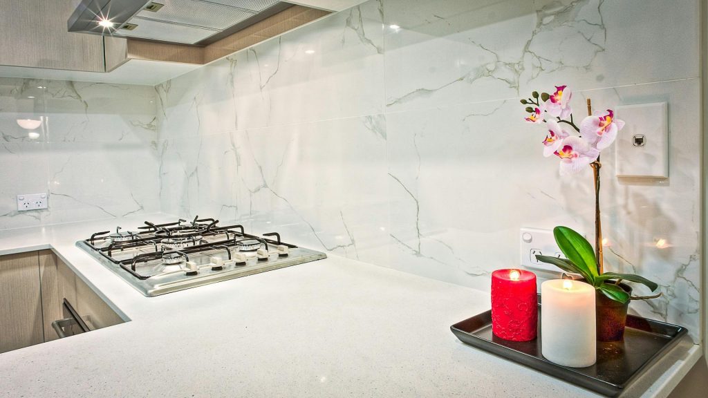 Backsplash Dapur Marmer