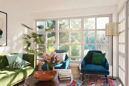 Perpaduan Warna Cat Dinding dan Kusen