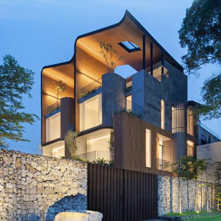 Fasad Rumah Ombak
