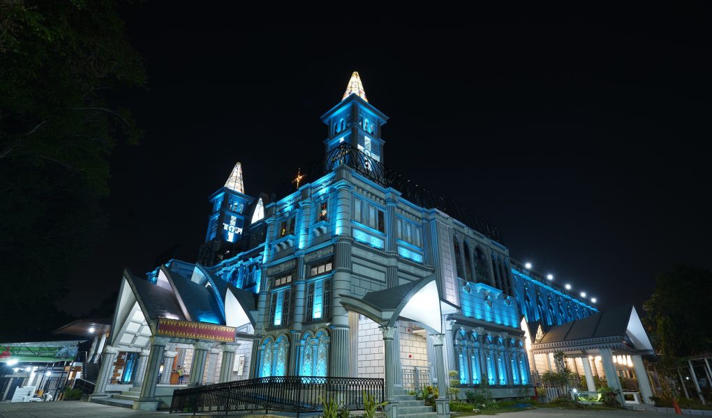 Gereja Katedral Santa Maria Palembang dengan Pencahayaan Signify, Foto: Dok. Signify