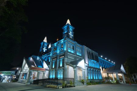 Gereja Katedral Santa Maria Palembang dengan Pencahayaan Signify, Foto: Dok. Signify