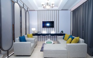 Pencahayaan Ruang Keluarga dengan WiZ Smart Lighting