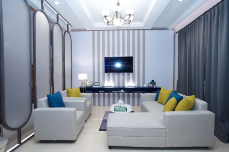 Pencahayaan Ruang Keluarga dengan WiZ Smart Lighting