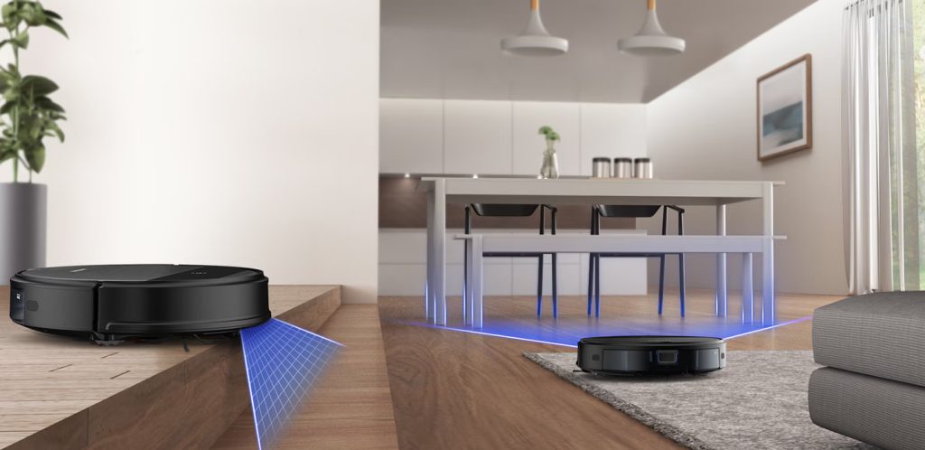 VR5000RM Robot Vacuum Cleaner with Slim Design and Wi-Fi Control