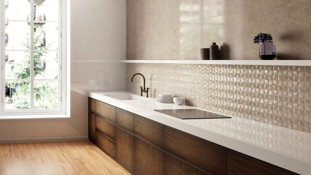 Backsplash dHelmond Bruno & Caramel (Roman Rectificado Wall Tiles)