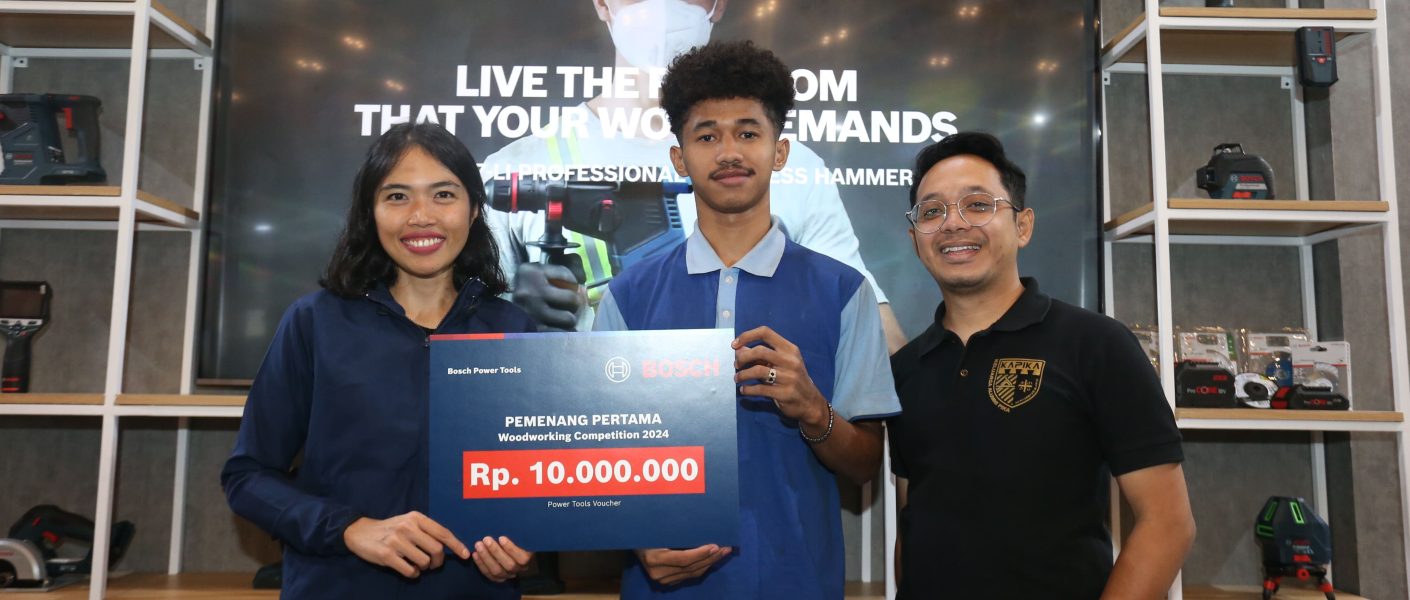 Juara Bosch Woodworking Competition 2024, Foto: Dok. Bosch