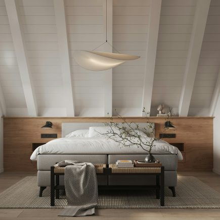 Permainan Tektsur di Kamar Tidur Japandi