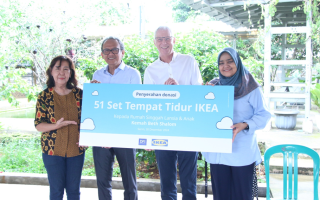 Dalam rangka IKEA Lelap Fest yang diselenggarakan Desember tahun lalu, IKEA saluran donasi perlengkapan tidur kedua panti.