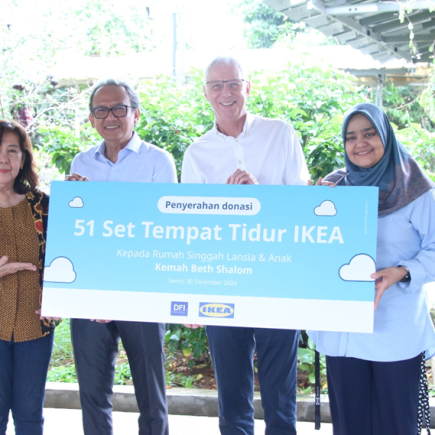Dalam rangka IKEA Lelap Fest yang diselenggarakan Desember tahun lalu, IKEA saluran donasi perlengkapan tidur kedua panti.