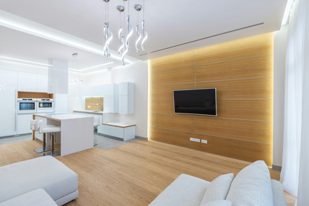 Penggunaan Lampu LED Ruang Tamu