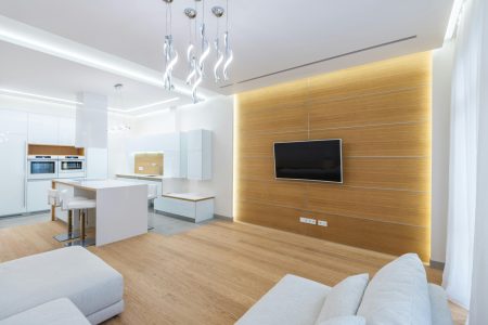 Penggunaan Lampu LED Ruang Tamu