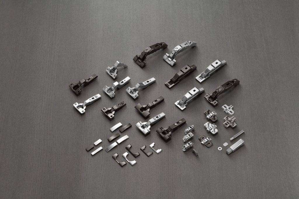 Berbagai jenis sistem engsel Blum