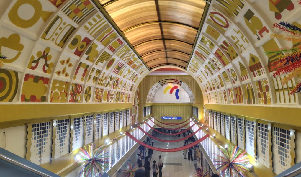 Mural True Joy di Stasiun MRT Blok M