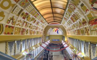 Mural True Joy di Stasiun MRT Blok M