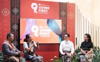 Rizki, Yori, Demmy di Sesi Press Conference Astra Property Living First 2025 Ruang Rasa, Foto: Dok Astra Property