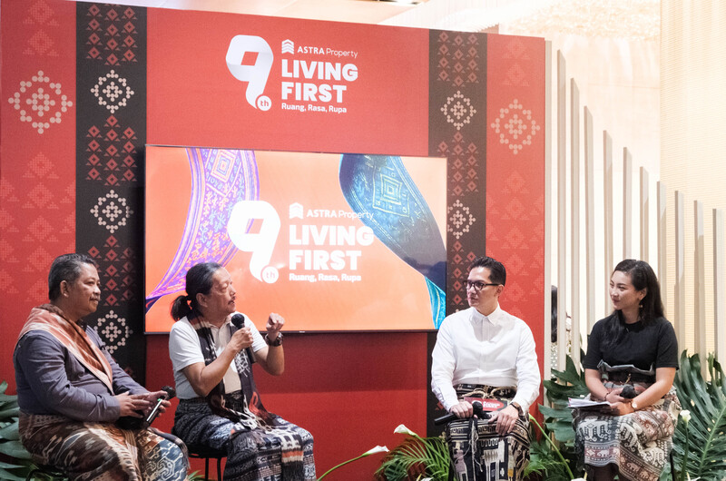 Rizki, Yori, Demmy di Sesi Press Conference Astra Property Living First 2025 Ruang Rasa, Foto: Dok Astra Property