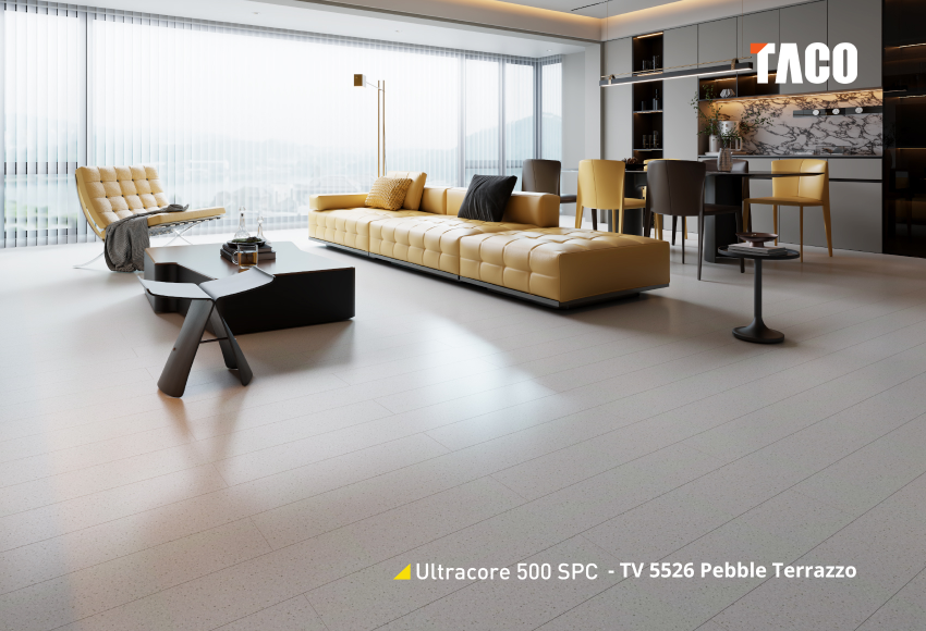 TACO SPC Ultracore 500 - Pebble Terrazzo, Foto: Dok. TACO