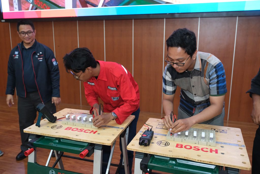 Hands On produk GDM 600-15 dan GFM 1000-15, Foto: Dok. Bosch Indonesia